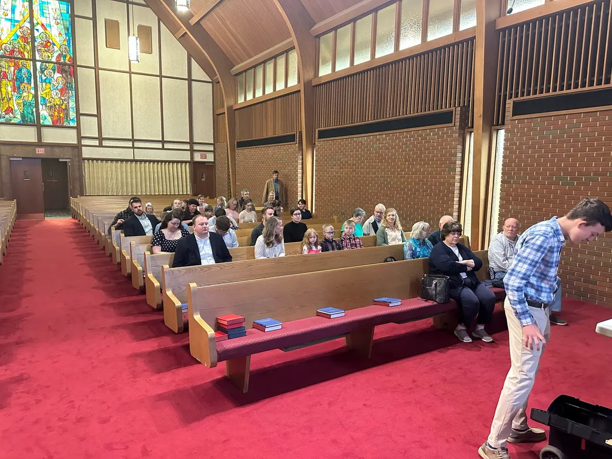 Congregation gathered for worship